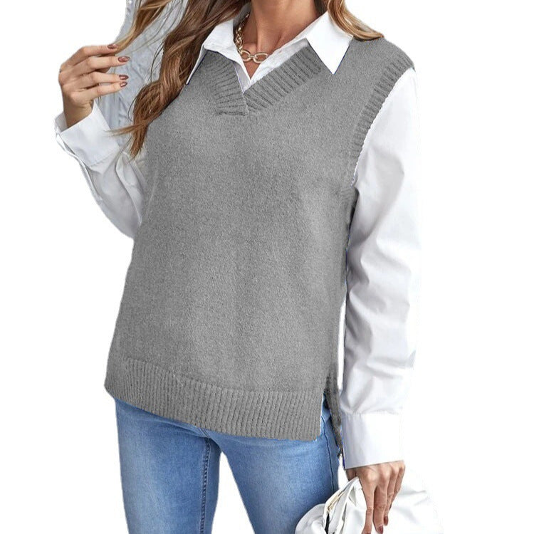 Dame elegant strikvest Stilla