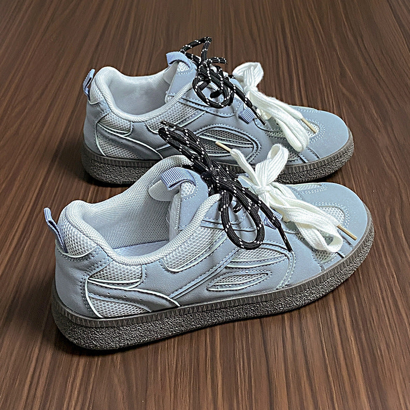 Dame Komfort-sneakers med innovativt snøresystem og åndbar mesh-overflade Stilla