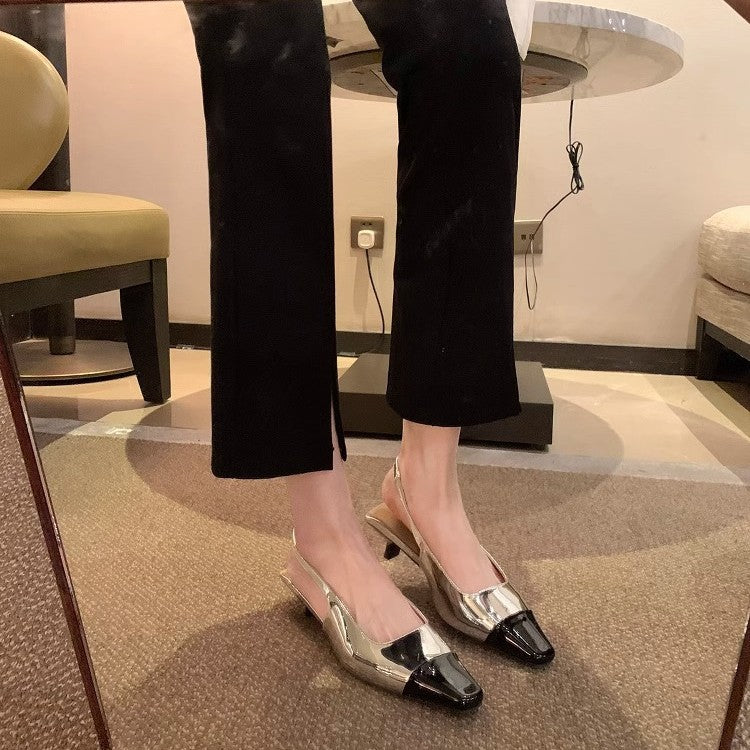 Dame elegant Slingback spidse sko Stilla