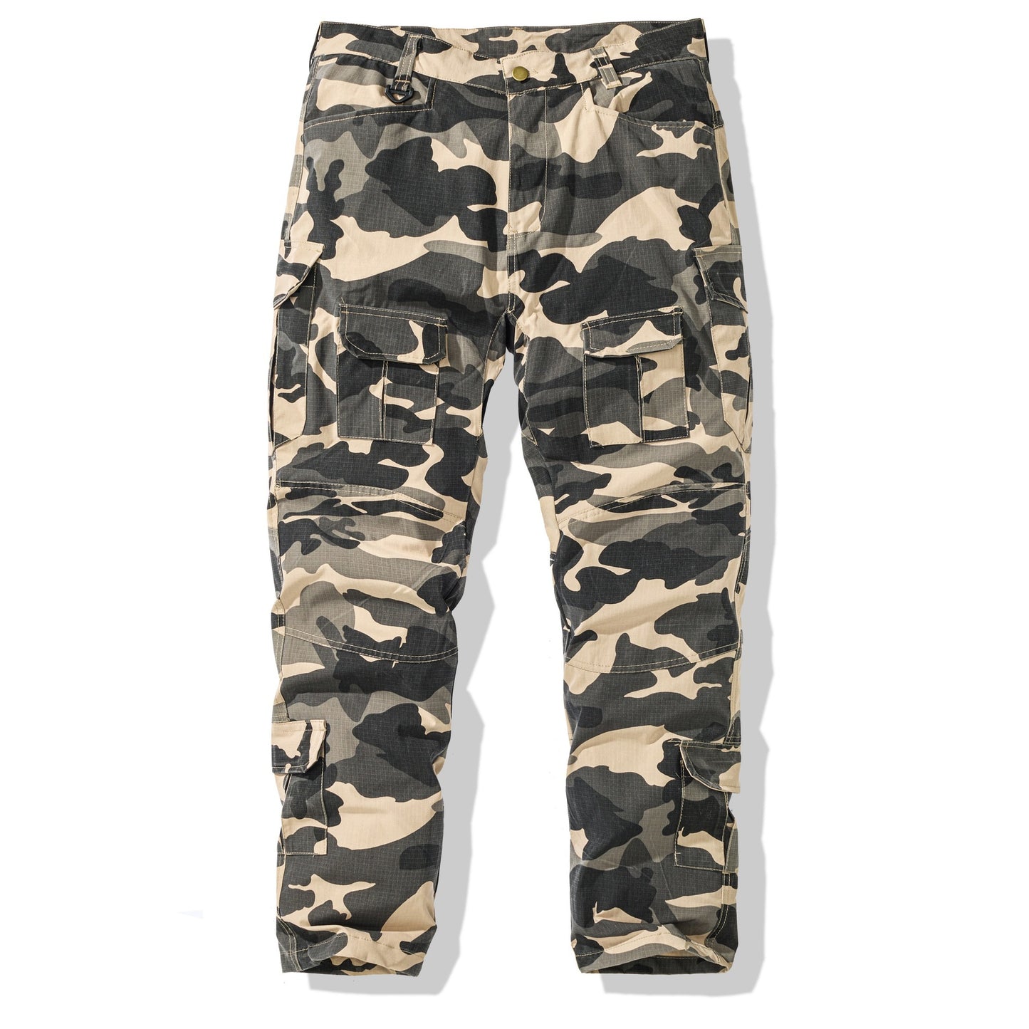 Herre cargo bukser i camouflage-design Stilla