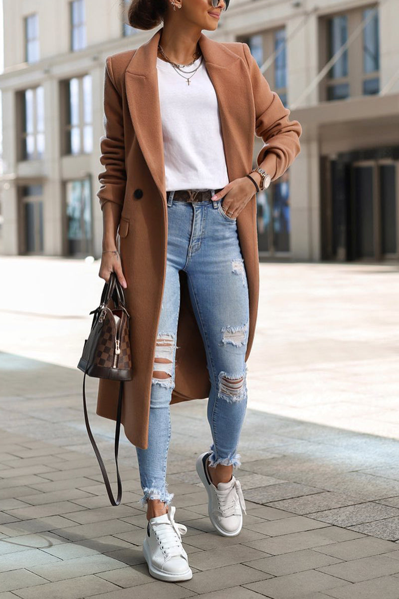 Stilla | Ripped Raw Edge Skinny Jeans