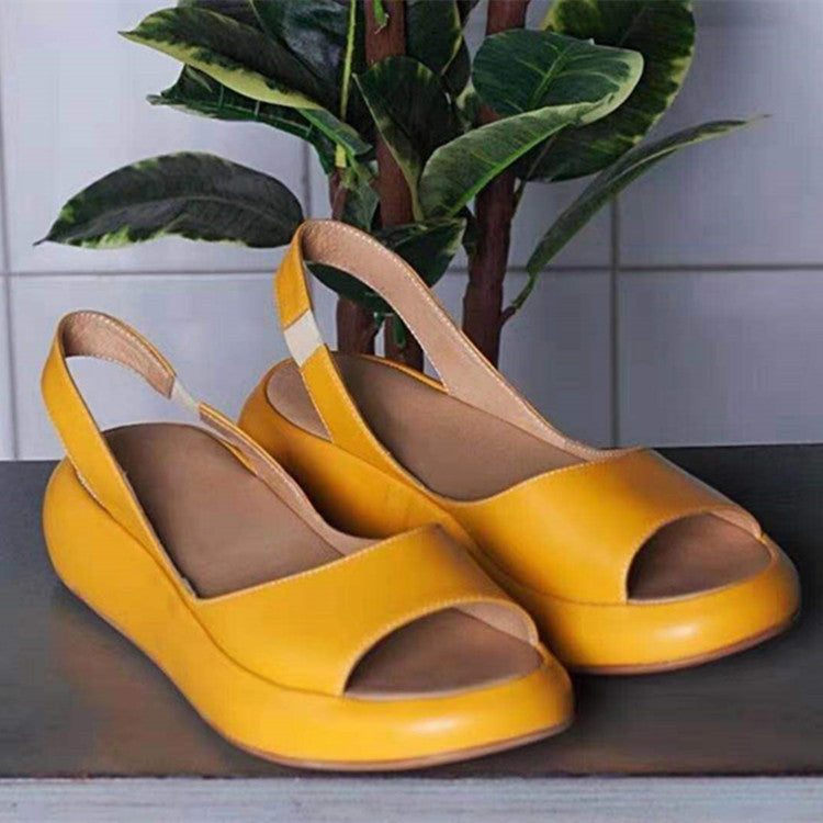 Dame slip-on sandaler med anatomisk design og skridsikker sål Stilla