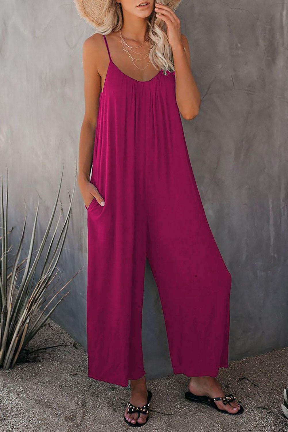Dame Bohemian Løst Sidende Jumpsuit Stilla