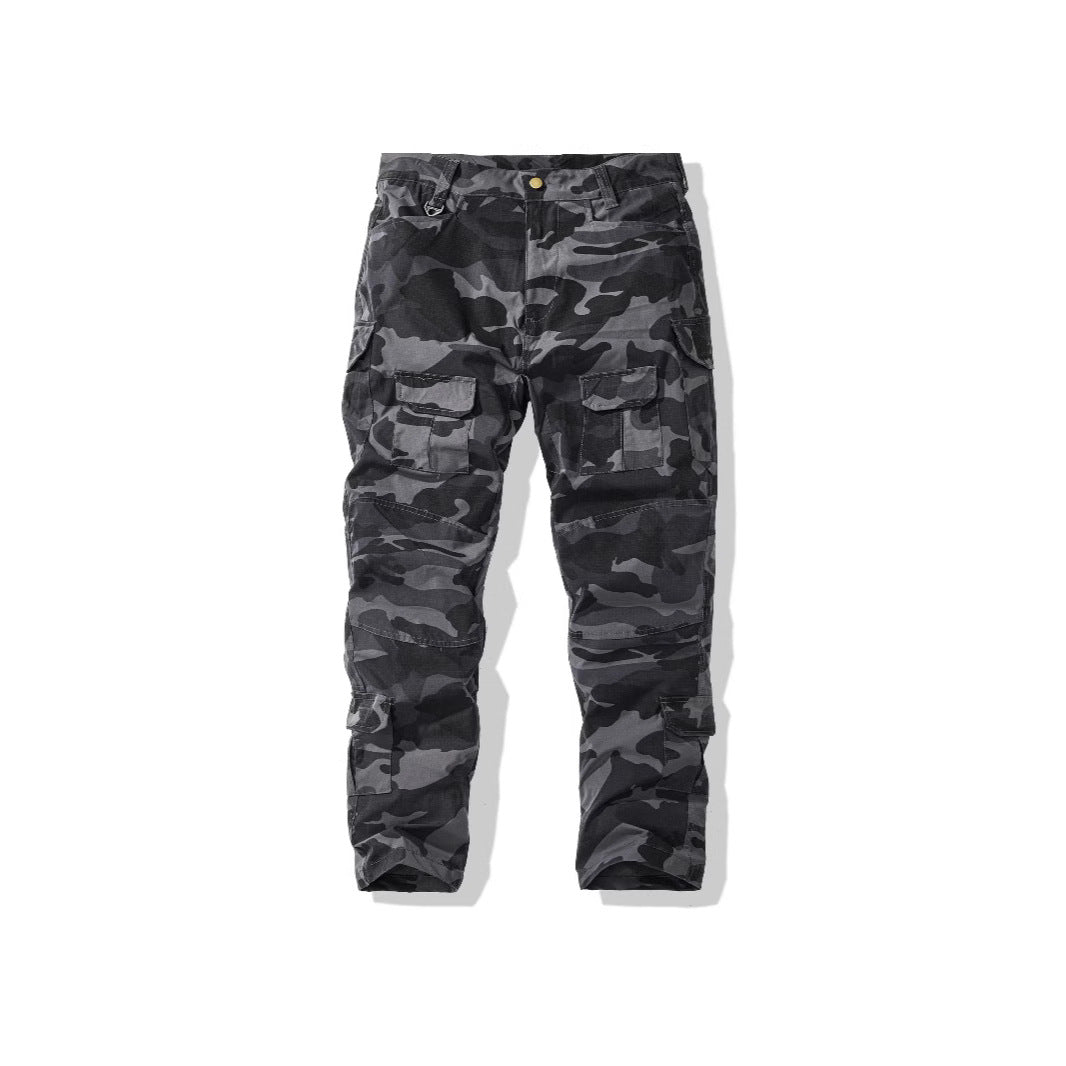 Herre cargo bukser i camouflage-design Stilla