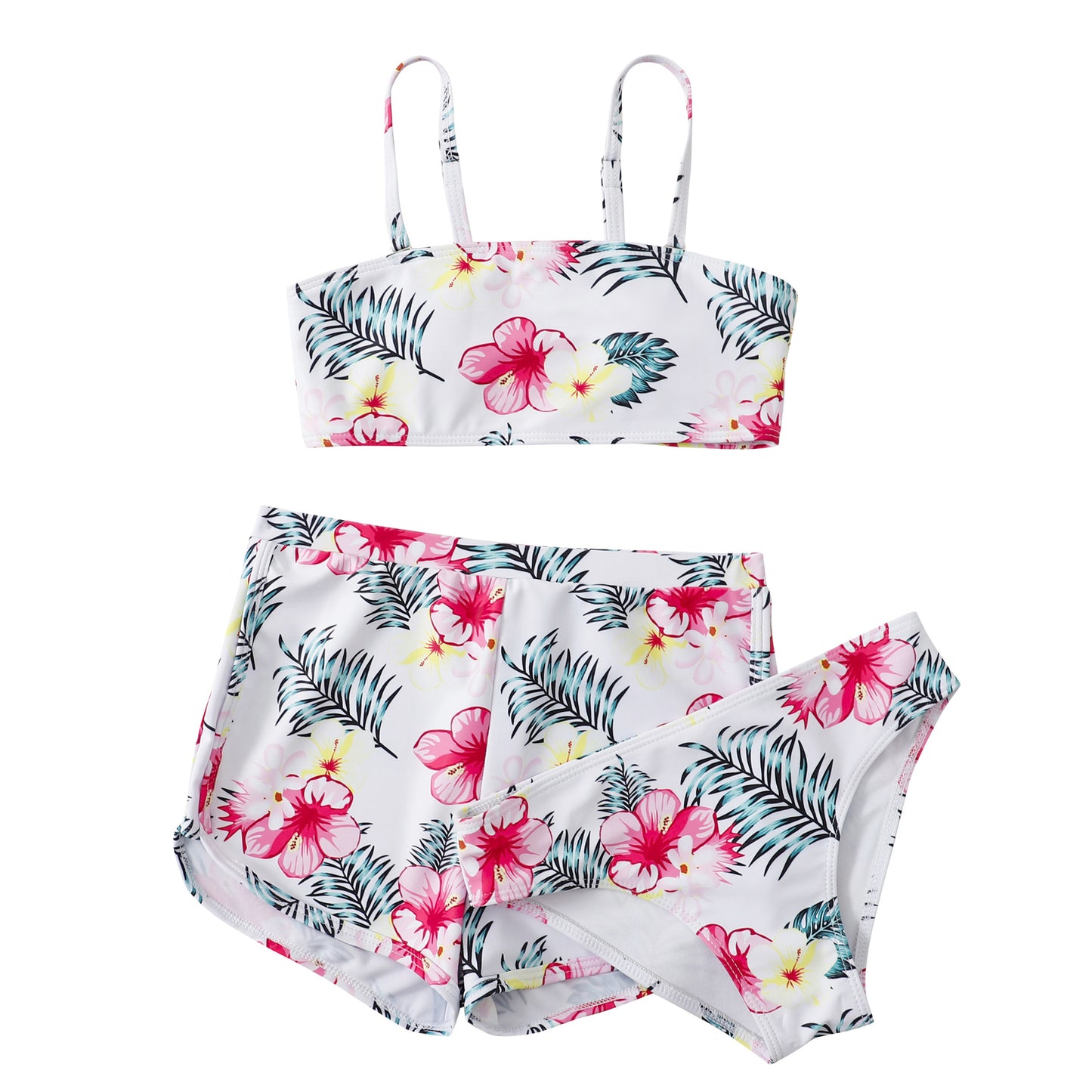 Dame bikini sæt med sporty design og trendy short-bukser størrelser Stilla