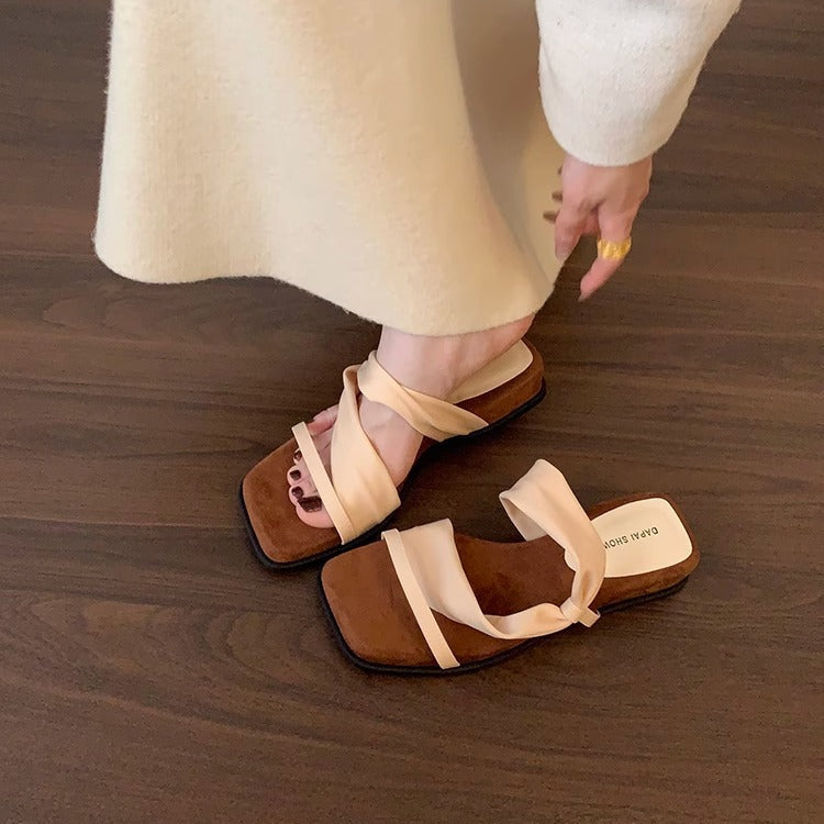 Dame Krydsbånd Slip-On Sandaler Stilla