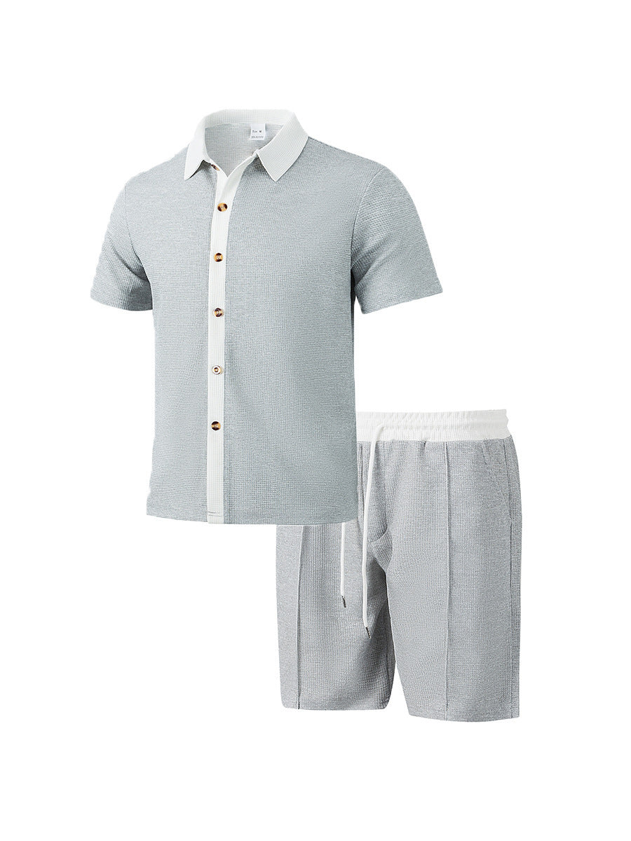 Herre afslappet overdel med shorts Stilla