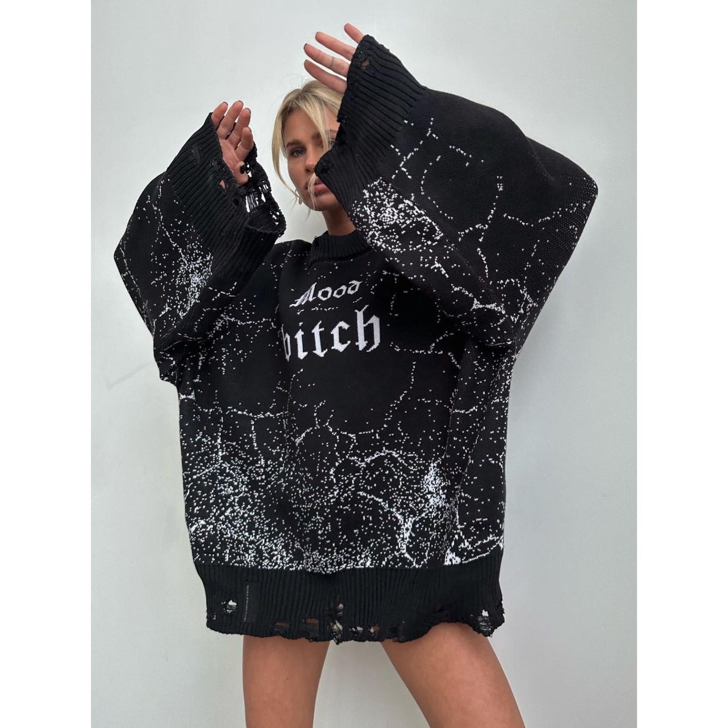 Stilla | Streetwear Strikket Pullover Sweater