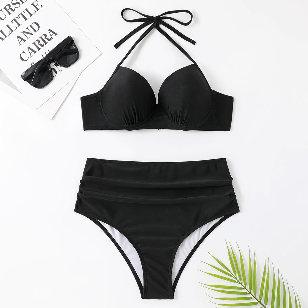 Bikini-sæt til damer med halterneck og polstring Stilla