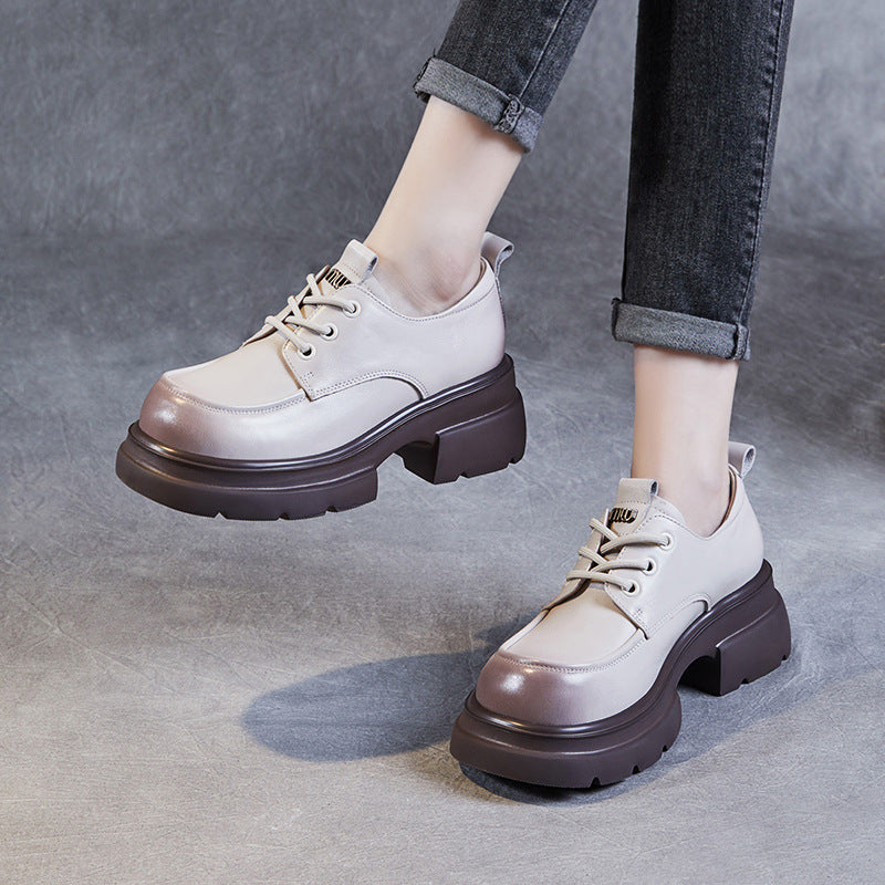 Dame Chunky Casual Snøre sneakers med forhøjet bund og Comfort Fit Stilla