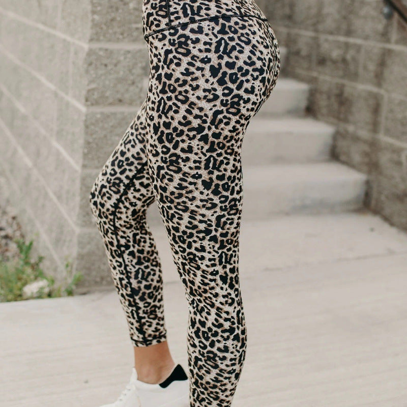 Dame Høj Talje Batik Leggings Stilla