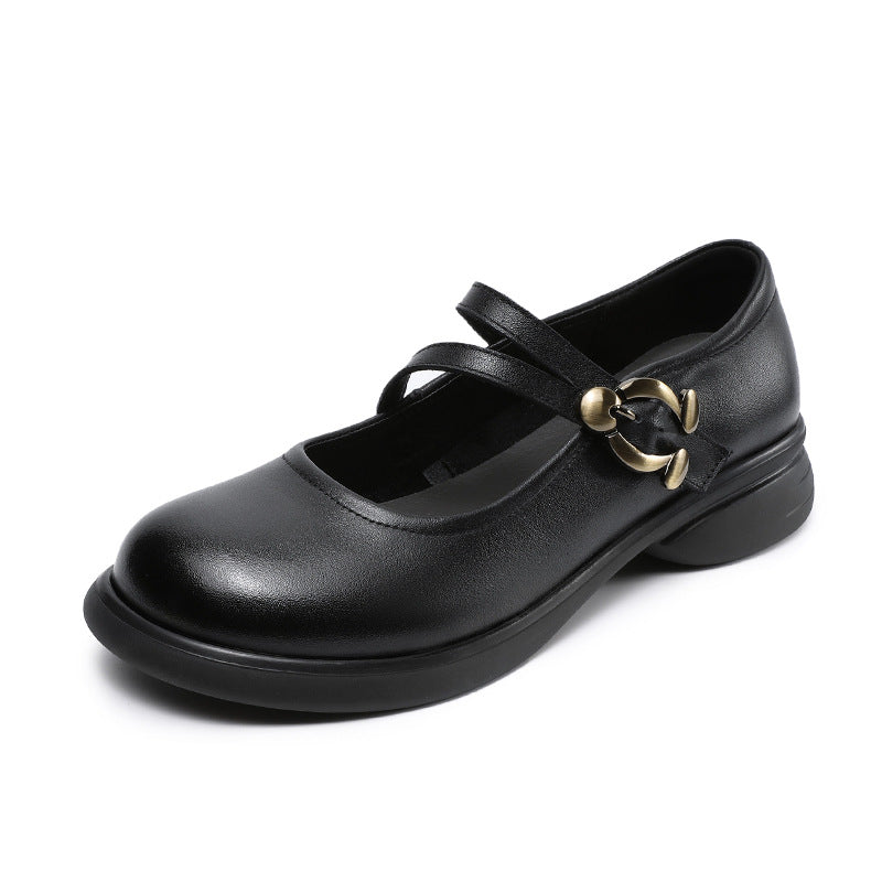 Dame Elegante Mary Jane Ballerinas med Komfortremme Stilla