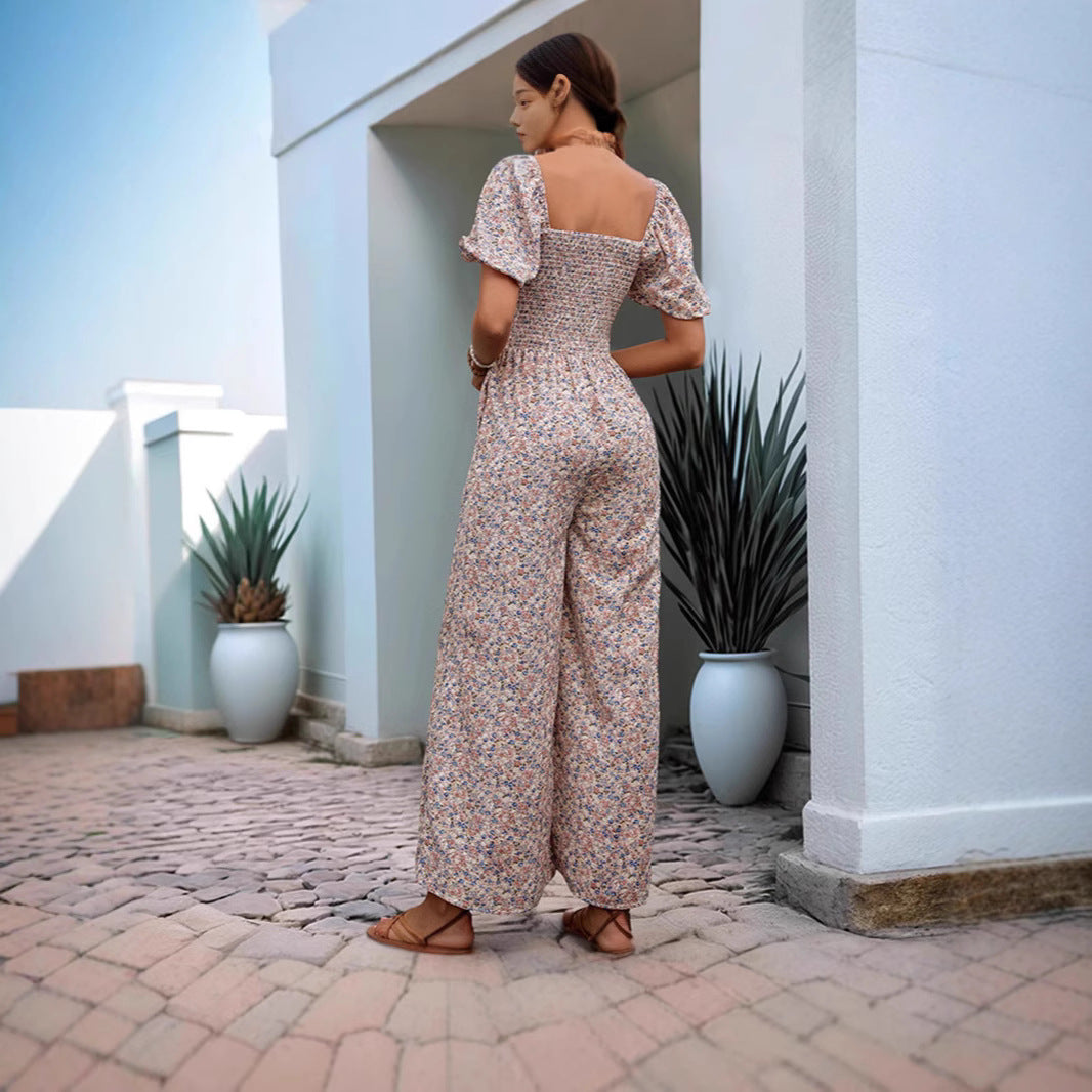 Dame Floral Elegant Jumpsuit Stilla
