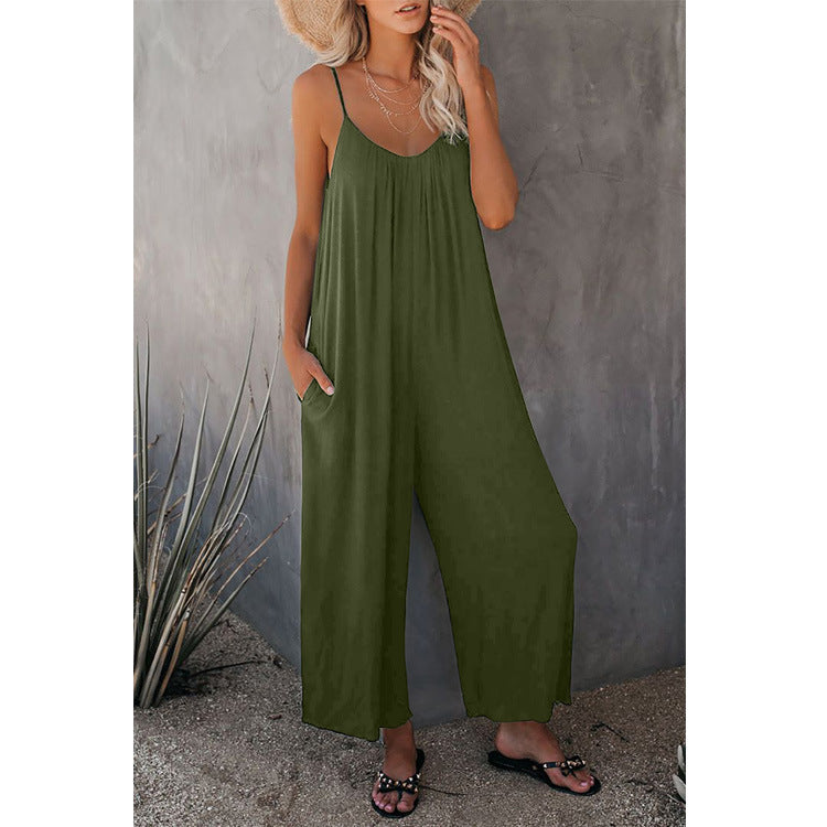 Dame Bohemian Løst Sidende Jumpsuit Stilla