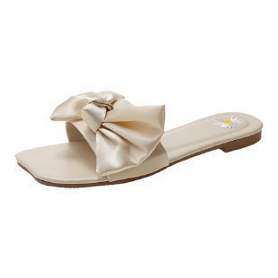 Dame Elegant Slippers med Sløjfe-design Stilla