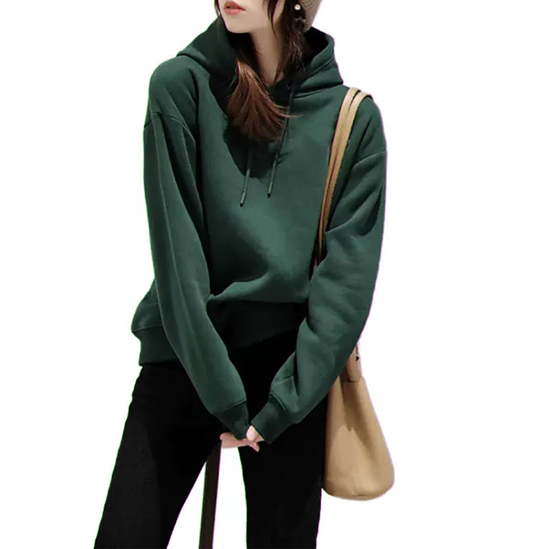 Dame afslappet oversized hoodie med moderne snit og hyggeligt inderfor Stilla