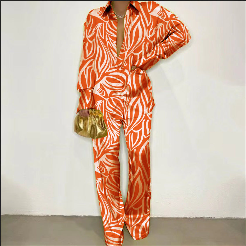 Dame Modeoversized Jumpsuit med kreative mønstre Stilla