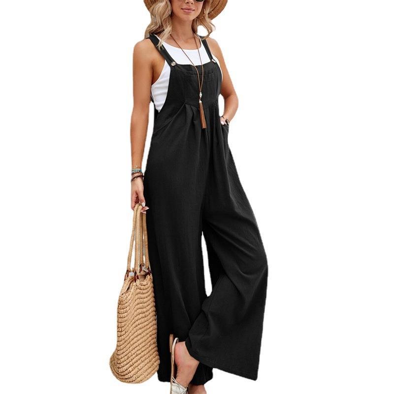 Dame jumpsuit med justerbare stropper Stilla