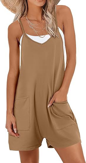 Dame fritids ærmeløs jumpsuit med lommer Stilla
