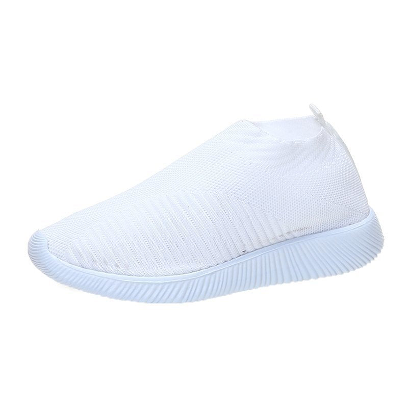Dame åndbare Slip-On Sneakers med elastisk overdel og stødabsorberende sål Stilla