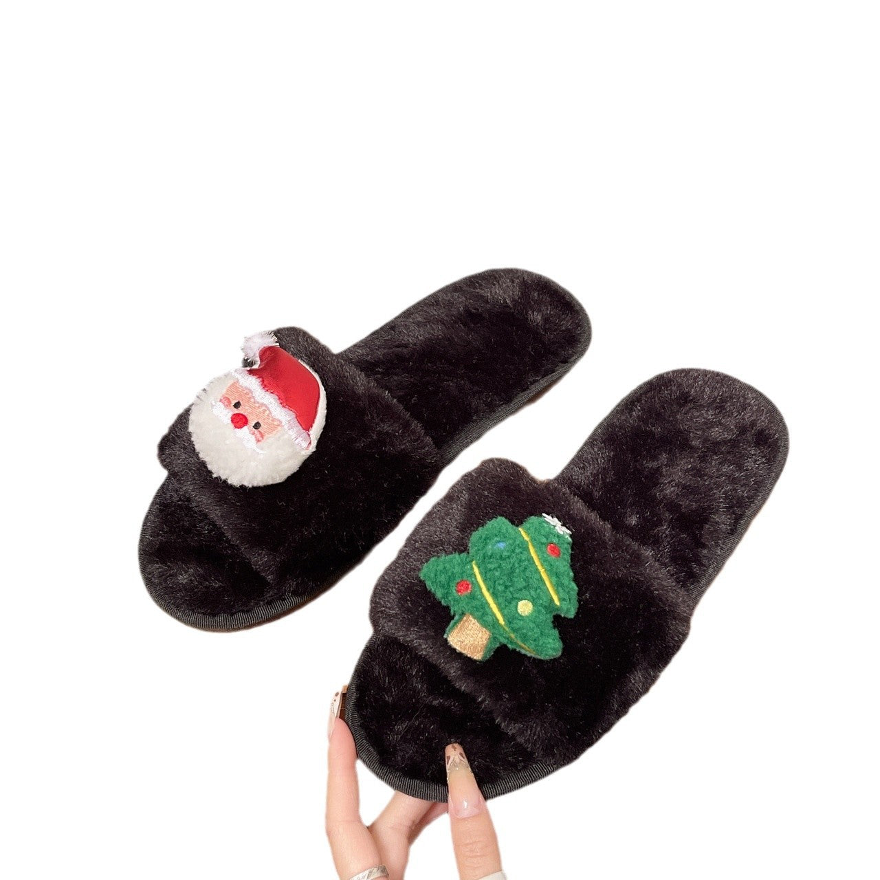 Dame Krammende Hjemmesko med festligt Juledesign Stilla