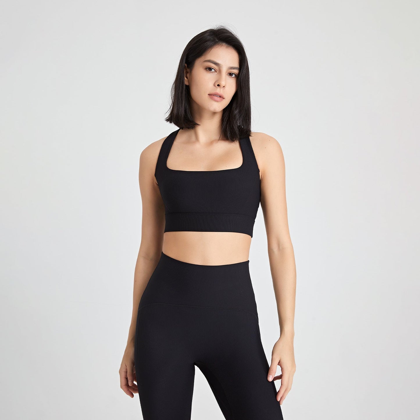 Stilla | Back U Hals Stødabsorberende Yoga Bh Nude Feel Push up Fitness Vest Til Kvinder