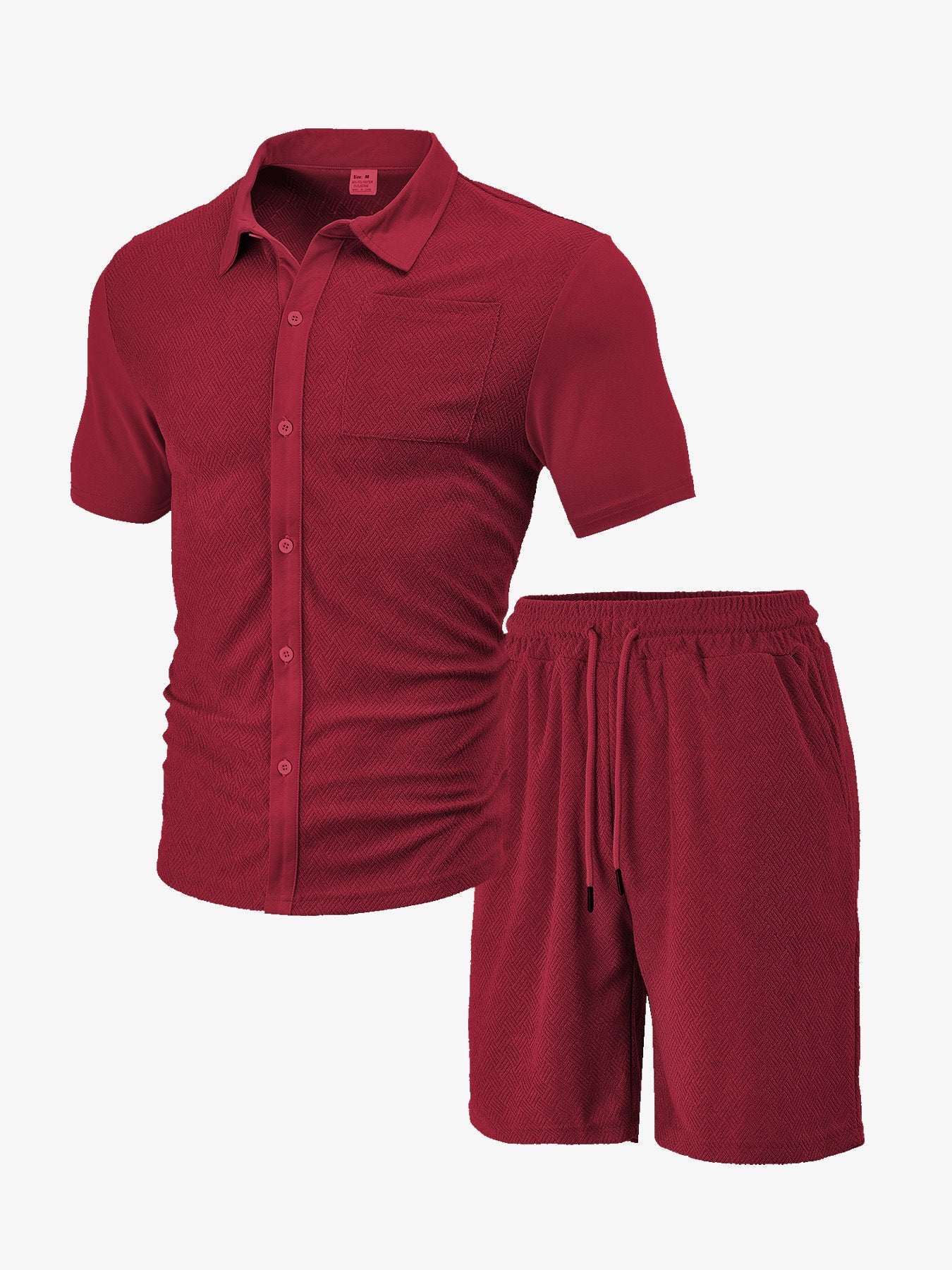 Herre fritidsoutfits med åndbart tekstur og praktiske lommer Stilla