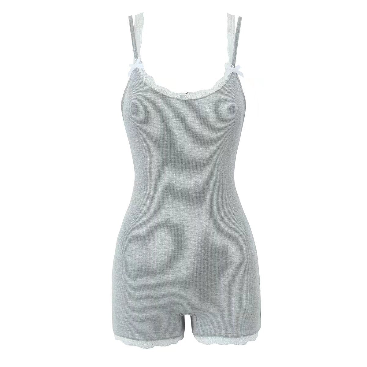 Dame behagelig jumpsuit med elegante blonde accenter Stilla