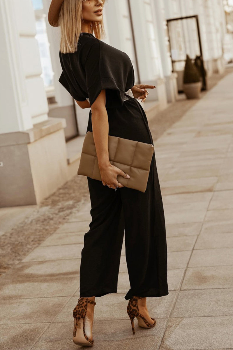 Stilla | Faux Wrap Bred Ben Jumpsuit