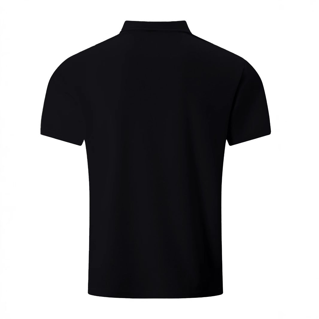 Heren polo shirt med moderne grafisk jungle design og åndbare egenskaber Stilla