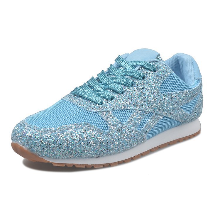 Dame Sneakers med glitrende overmateriale Stilla