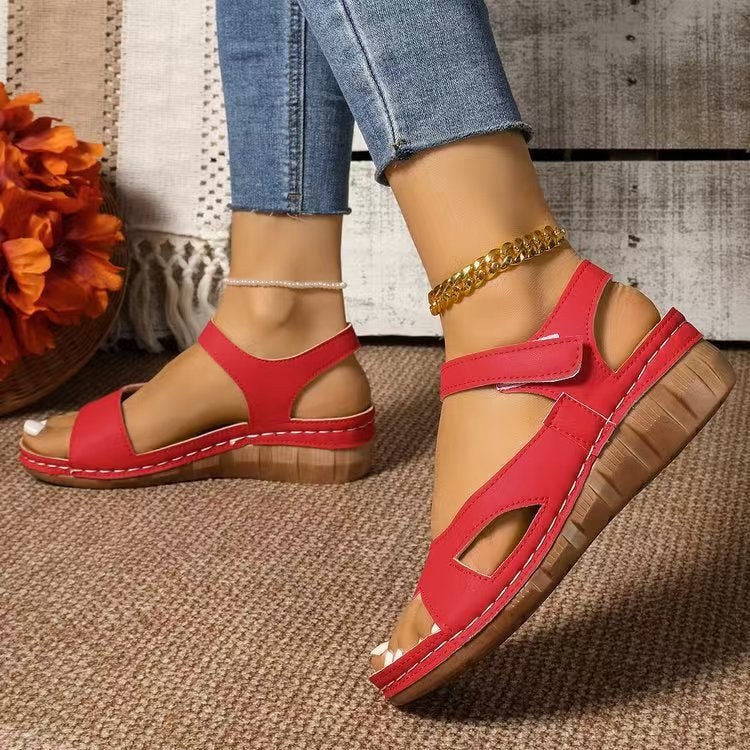 Dame justerbare komfort kile sandaler Stilla