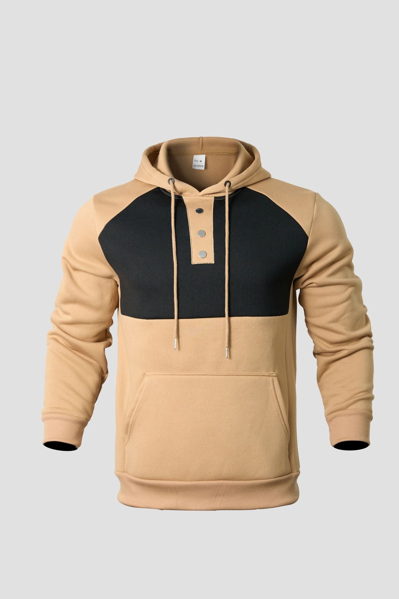 Herrer sporty hoodie med innovativt design og praktiske lommer Stilla