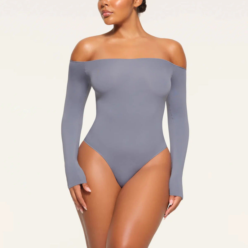 Dame Off-Shoulder Langærmet Bodysuit Stilla