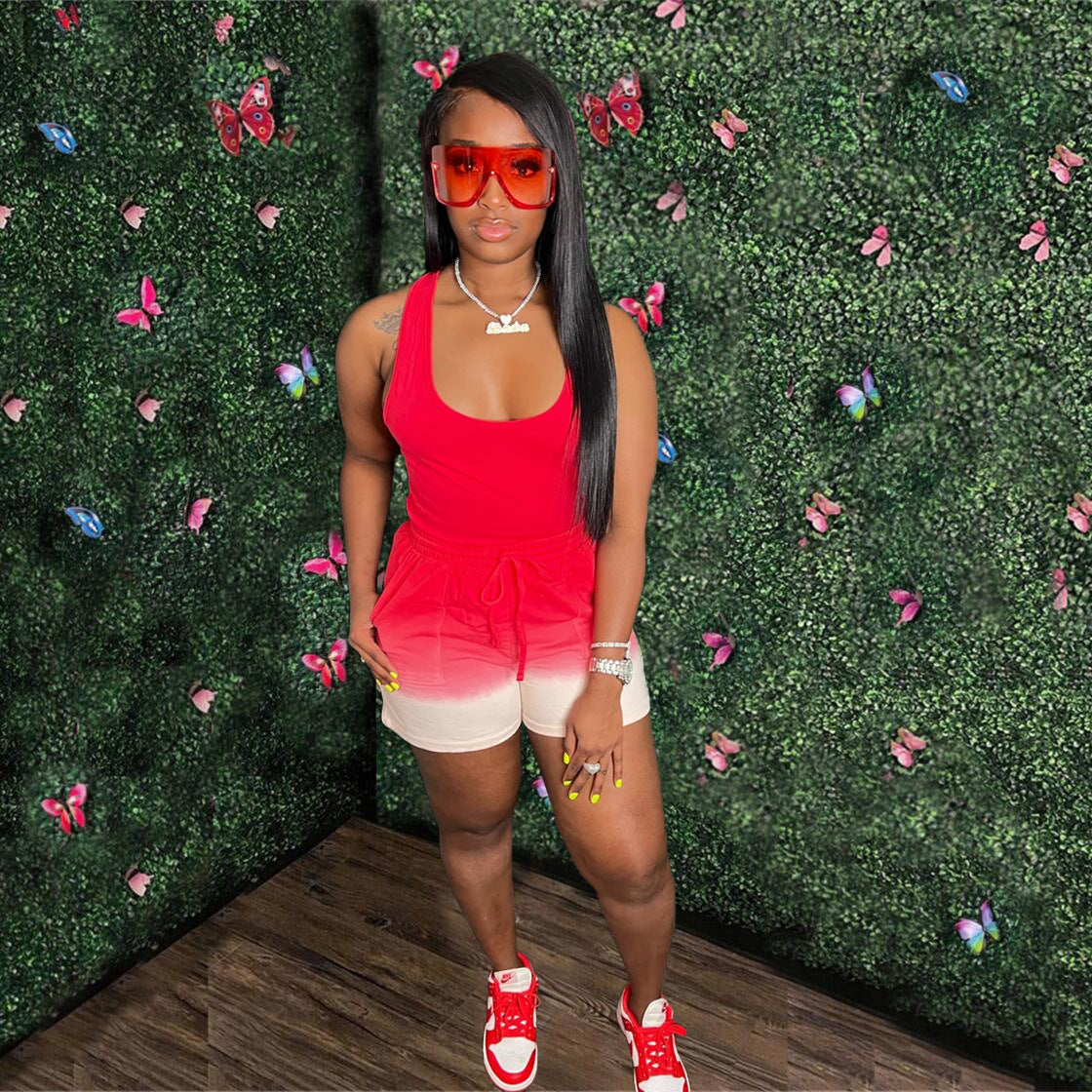 Dame Sporty Jumpsuit med farvegradient Stilla
