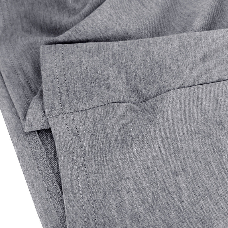 Herrer Sporty Langærmet Sweatshirt med halv lynlås og ergonomisk snit Stilla