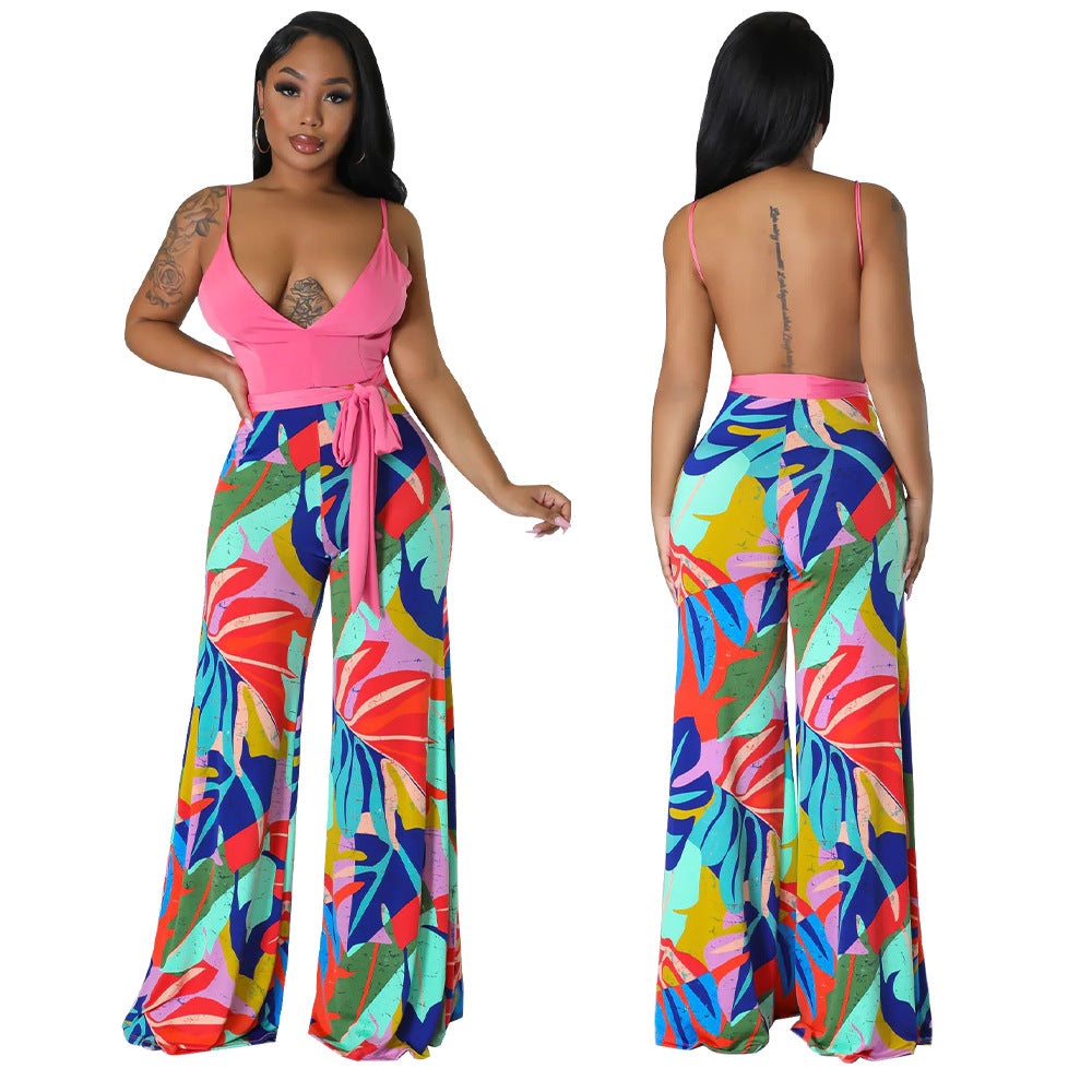 Dame Jumpsuit med flydende snit og elegant taljering Stilla