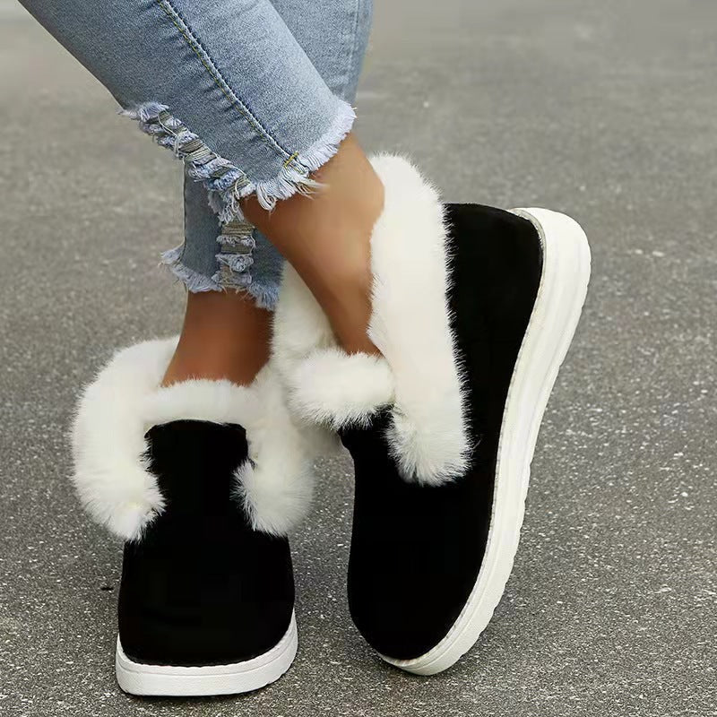 Dame Behagelige Flauschnetz Slippers med skridsikker sål og åndbart foer Stilla