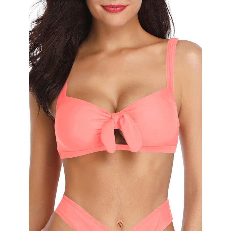 Dame bikini top med elegant knude Stilla