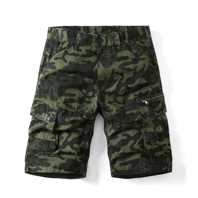 Herre Cargo Shorts med Utility-lommer Stilla