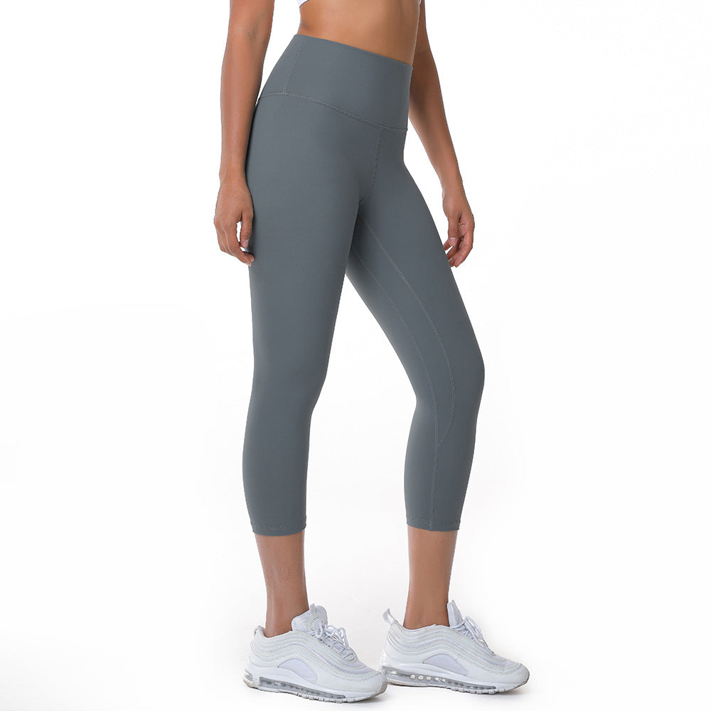 Dame højtydende leggings med høj talje og åndbart stof Stilla