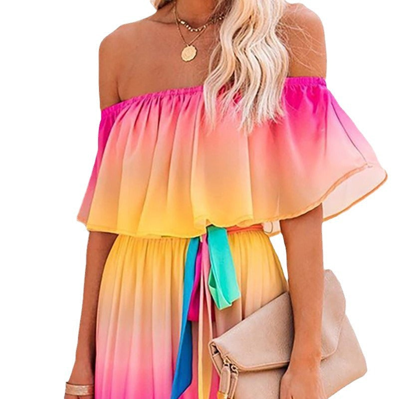 Stilla | Elegant Off-the-Shoulder Dress