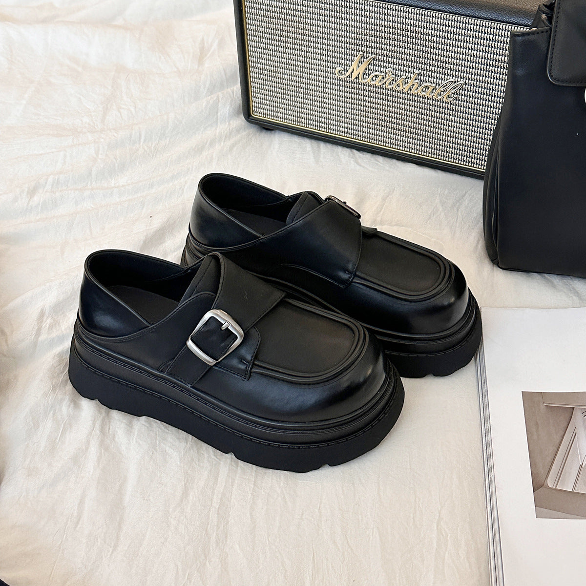 Femme Mode Chunky Slip-On Loafers Stilla