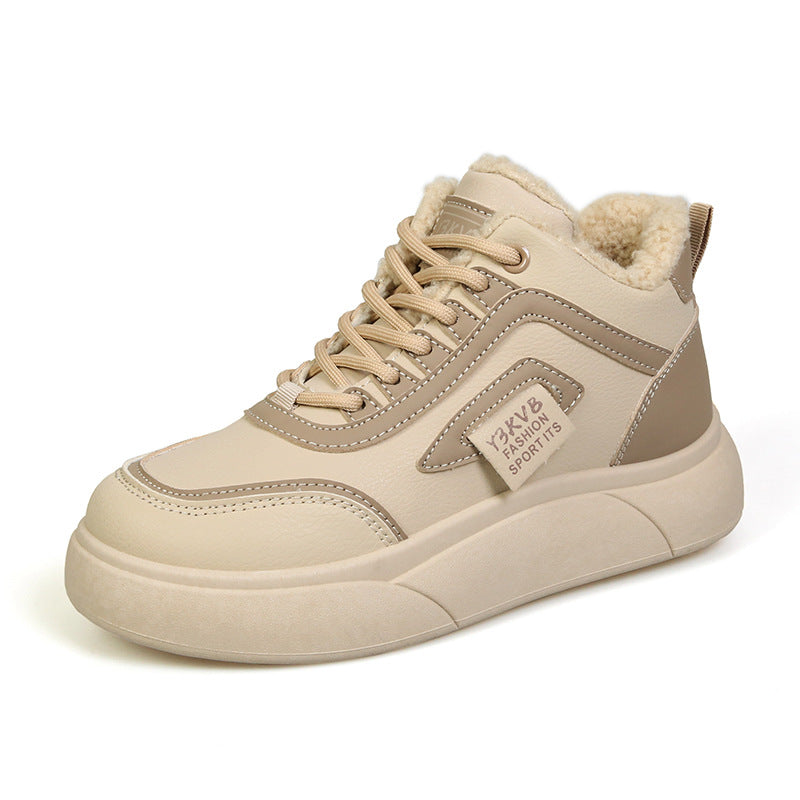 Dame vinter sneakers med hyggeligt indvendigt foder og robust profil Stilla