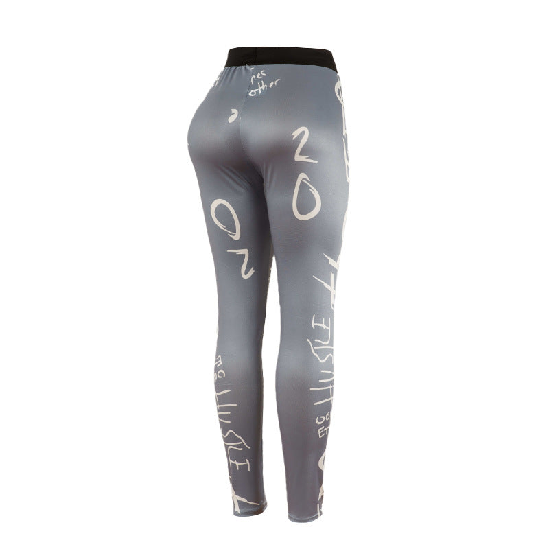 Dame grafiktryk leggings Stilla