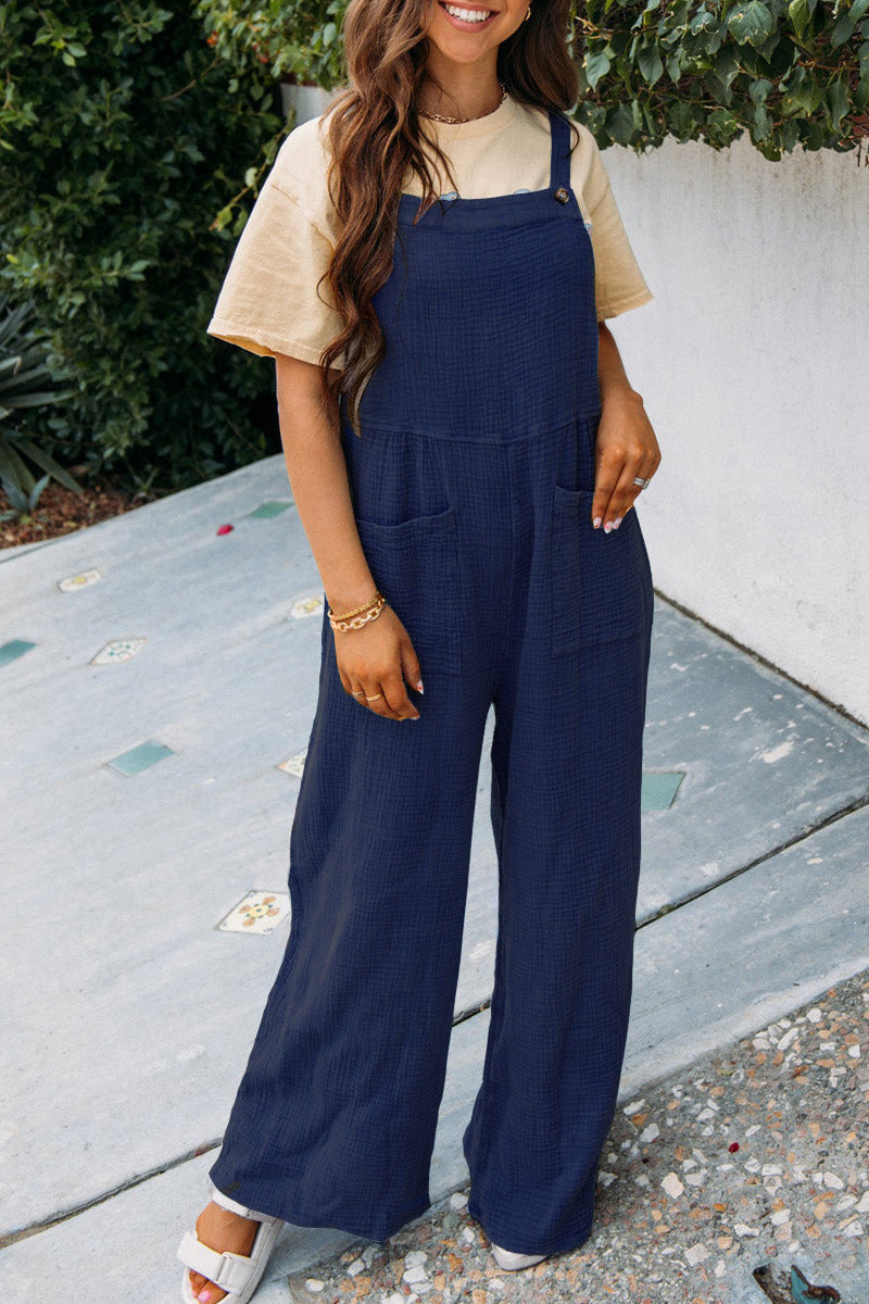 Dame Fritid Utility Overall Jumpsuit Stilla