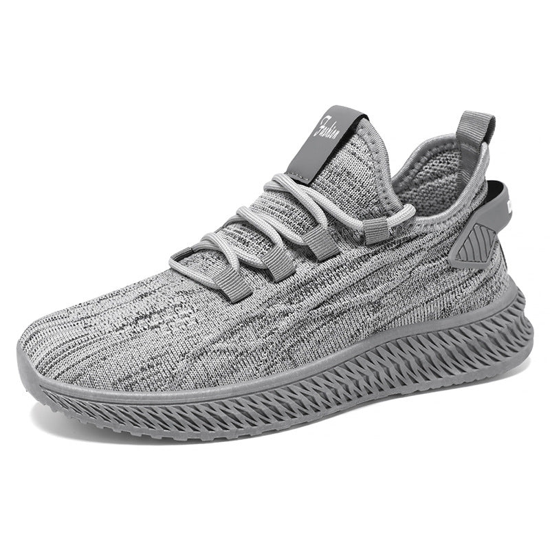 Dame Åndbare Fitness-Sneakers med elastisk snøresystem og stødabsorberende sål Stilla