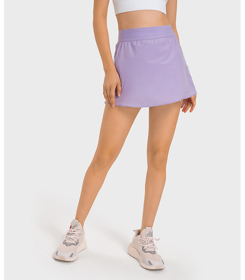 Stilla | Waist Kølende Tennis Skort Hurtigtørrende, Åndbar & Indbyggede Shorts