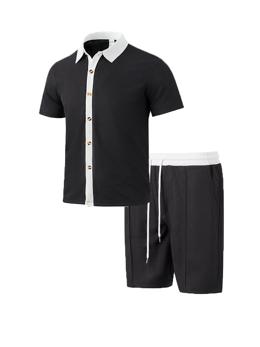 Herre afslappet overdel med shorts Stilla