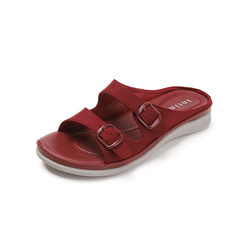 Dame Komfort-sandaler med justerbare remme og anatomisk fodbund Stilla